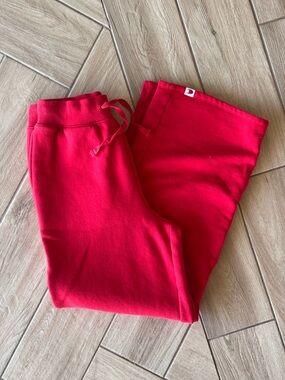 Champion Women’s Bright Red Fleece Sweatpants
